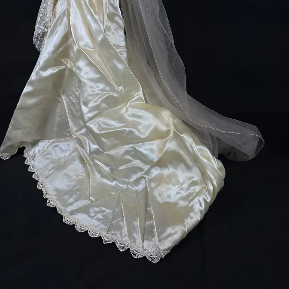 FRANKLIN HEIRLOOM GIBSON GIRL PORCELAIN BRIDE DOLL 23